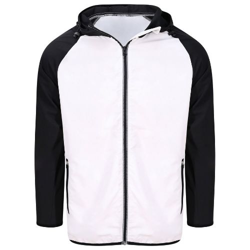 Awdis Just Cool Cool Contrast Windshield Jacket Arctic White/Jet Black